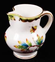 Herendi Viktória mintás mini kiöntő, kézzel festett, jelzett, hibátlan, m:7 cm