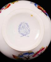 Herendi Viktória mintás mini kiöntő, kézzel festett, jelzett, hibátlan, m:7 cm