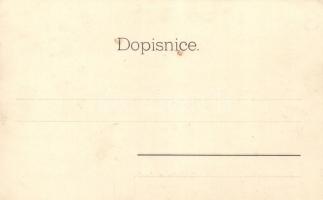 Roudnice, Nerudova ulice, Mezibranská ulice, Kaplicka Sv. Josefa / street corner, chapel