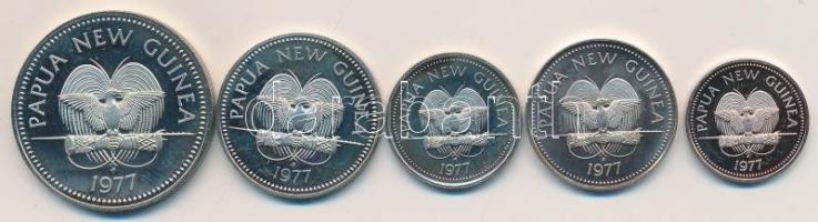 Pápua Új-Guinea 1977. 1T-20T (5xklf) T:vegyes
Papua New Guinea 1977. 1 Toae - 20 Toae (5xdiff) C:mix...