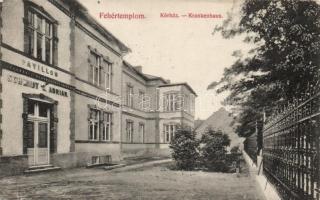 Fehértemplom, Kórház, Pavillon Schmidt C. Adrian; Hepke Berthold kiadása / hospital (Rb)