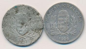1926-1927. 1P Ag (2xklf) T:2-,3