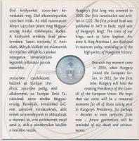 2011. 5Ft-200Ft 6klf darabos forgalmi érme sor + 3000Ft Ag "Az Európai Unió Tanácsának magyar e...