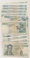 25db vegyes belga bankjegy T:vegye 25 pcs of modern Belgian banknotes C:mixed