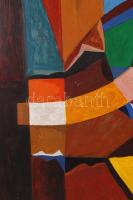 Ifj. Guti József (1946-): Csendélet az asztalon. Olaj, farost, jelzett, 60×80 cm