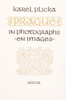 Karel Plicka: Prag Praga Regia. 
Prag, cca 1940 Artia. Rengeteg illusztrációval / with many illustra...