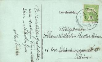 Pozsonyivánka, Kastély, Szent Károly kórház; kiadja Angermayer Károly / castle, hospital