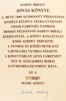 Babits Mihály: Jónás könyve. Nyugat. Bp. 1939. Nyugat. 18 sztl. lev. Első kiadás. A könyv kiállításá...