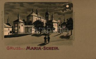 Bohosudov, Mariaschein; church, litho (EK)