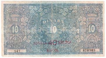 Jugoszlávia/Szerb-Horvát-Szlovén Királyság 1919. 10D "40K" felülbélyegzéssel T:restaurált
...