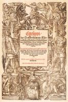 Flauij Josephi, des Hochberühmten Jüdischen Geschichtschreibers, Historien vnd Bücher: Von alten Jüdischen Geschichten, zwentzig, sambt eynem von seinem Leben ... : Alles auß dem Griechischen Exemplar ... von newem verteutscht vnnd zugerichtet, darzu mit ... schönen Figuren ... gezieret... h.n. 1590. k.n., 524p + 40p. (register). rengeteg fametszettel / with many wood engravings hozzákötve / bound together with:  Flavius Jospehus: Egesippi/ des Hochberühmten Fürtrefflichen Christlichen Geschichtschreibers/ fünff Bücher: Vom Jüdischen Krieg/... Jetz newlich auß dem Latein... verteutschet... 119p. + 9p. (register). Megviselt korabeli  vaknyomott egészbőr kötésben (kötés belül, egy oldalt elvált) / In somewhat damaged full leather binding. Rare piece!