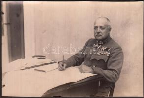 cca 1920 bádoki Soós Károly (1869-1953) tábornok, honvédelmi miniszter fotója ezredes korában / Hungarian general and minister of war 15x10 cm