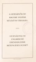1907 Hernádvölgyi magyar vasipar részvénytársaság Szepesvármegyei Kiállítás kiállítási értesítő sok ...