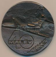 1986. "MALÉV 40" Br emlékplakett (76mm) T:2