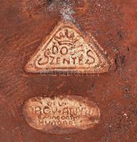 Nagy Árpád (1894-1959): Cserkész világtáborozás Gödöllő 1933. Bronz plakett, jelzett, hátán címerrel...