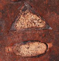 Nagy Árpád (1894-1959): Cserkész világtáborozás Magyarország Gödöllő 1933. Bronz plakett, jelzett, h...