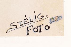 1950 Nagyméretű fotó montázs. Szélig fotó jelzéssel / 1950 large photo montage 33x48 cm