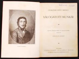 Csokonai Vitéz Mihály válogatott munkái (Remekírók Képes Könyvtára). Budapest, Lampel R. (Wodianer F...