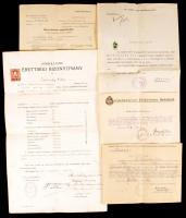 1927-1973 Jávorszky Ödön (1906-1975) orvos okmányhagyatéka (szolgálati könyvecske, igazolvány, keres...