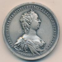 DN "Selmecbányai Bányászati Akadémia tanulmányi éremsorozat" utánveret, ezüstözött Br juta...