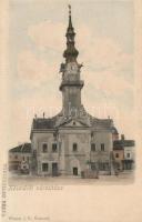 Késmárk, Városháza, Wiesner J. F. kiadása / town hall
