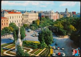 cca 1960 A Madridban játszó magyar labdarúgó válogatott tagjai által aláírt képeslap