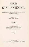 Révai Kis Lexikona I-II. Szerk.: Csekei Varjú Elemér, Bp, 1936, Révai Irodalmi Intézet. Félbőr kötés...