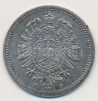 Német Birodalom 1876F 20Pf Ag T:2  
Germany-Empire 1876F 20 Pfennig Ag C:XF