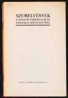 Szemelvények a magyar forradalmi és szociális költészetből. Budapest, 1919, Budapest Főváros Házinyo...