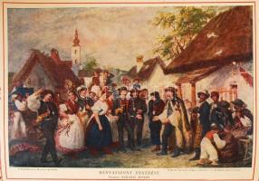 1939 Egy főrangú esküvő dokumentumai: Báró Podmaniczky László és Színyei Merse Piroska esküvőjére kü...