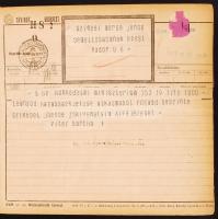 1939 Egy főrangú esküvő dokumentumai: Báró Podmaniczky László és Színyei Merse Piroska esküvőjére kü...