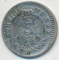 Ausztria 1859A 5Kr Ag "Ferenc József" T:2/2-
Austria 1859A 5 Kreuzer Ag "Franz Joseph...
