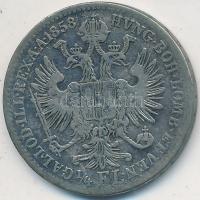 Ausztria 1858A 1Fl Ag "Ferenc József" T:3
Austria 1858A 1 Florin Ag "Franz Joseph&quo...