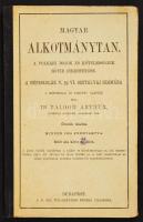 Dr. Balogh Arthur: Magyar alkotmánytan (A polgári jogok és kötelességek rövid ismertetése, a népiskolák V. és VI. osztályai számára). Budapest, cca 1910, a M. Kir. Tud.-Egyetemi Nyomda tulajdona. Jó állapotban