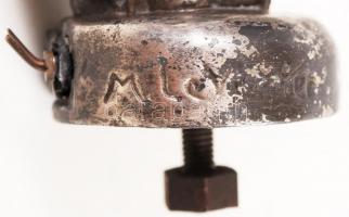 M. Le Verrier jelzéssel fém, jelzett, lámpás majom, m: 13 cm