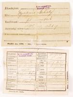 cca 1940-1944 Magyar katona dögcédulája a II. világháborúból, "E jelben győzni fogsz" feli...