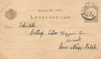 Sárospatak, Főiskola, könyvnyomda; 2 kr Ga