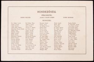 1930 Meghívó a Budapesti Polgári Lövészegyesület által rendezendő Lövészbálra