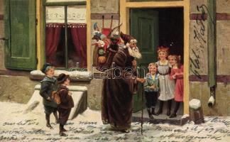 Saint Nicholaus; Theo Stroefer Serie 1196 No. 5 s: J. G. Gerstenhauer