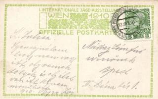 1910 Vienna, Wien; I. Internationale Jagdausstellung; Pavillon Norwegen / Hunting Expo s: Kalmsteine...