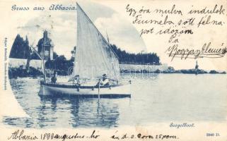 1899 Abbazia, Seegelboot / sailing ship