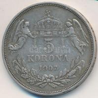 1907KB 5K Ag "Ferenc József" T:2-
