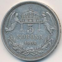 1908KB 5K Ag Ferenc József T:2- Adamo K7
