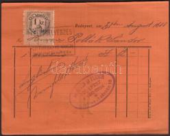 1888 Bp., V. Dirnfeld és Flesch férfi és gyermeköltöny raktár reklámos fejléces számlája