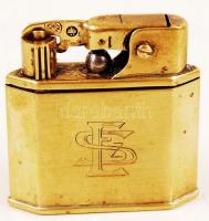 Angol monogrammos réz öngyújtó /
copper lighter