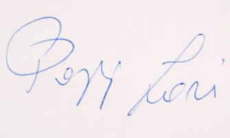 1970 Junior Ökölvívó EB emléklap bélyegzéssel és Papp László ökölvívó bajnok saját kezű aláírásával / Autograph signature of box champion