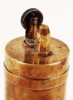 Henger alakú réz öngyújtó, m: 9,5 cm /
copper lighter