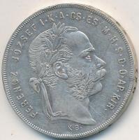 1878KB 1Ft Ag "Középcímer" T:2