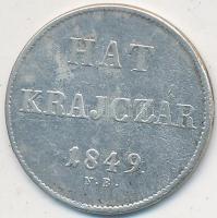 1849NB 6Kr Ag T:2-/3