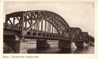 Riga, Daugavas dzelzs tilts / Daugava River, Iron Bridge